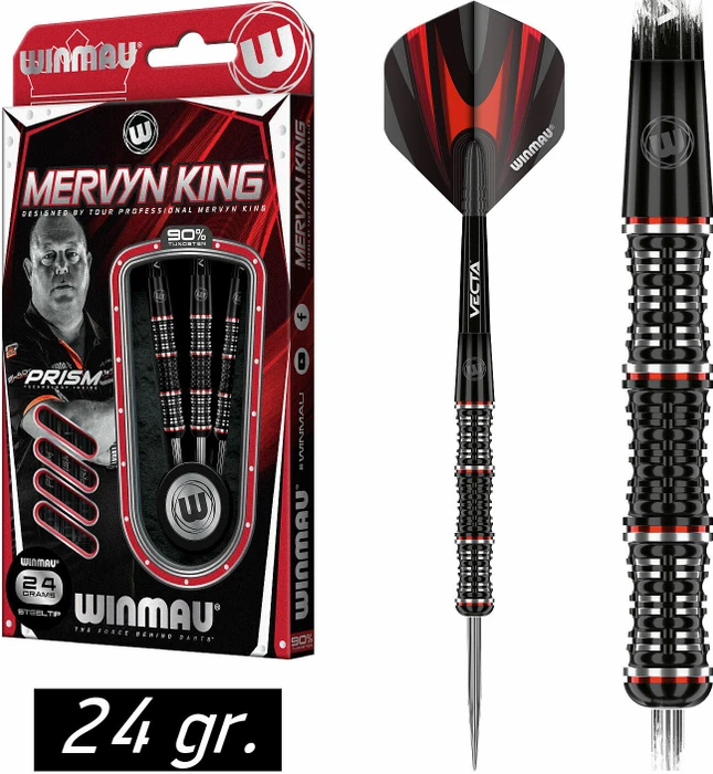 Winmau Mervyn King S.E. Steel Dart Dartpfeil 24g