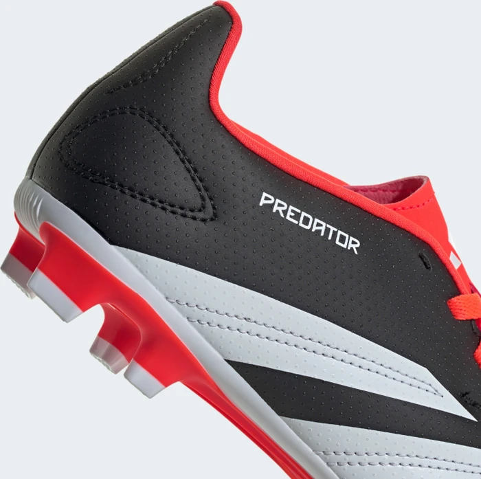 adidas Predator 24 Club FxG core black/cloud white/solar red (Junior)