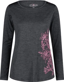 CMP Sweat Funktionsshirt langarm anthrazit melange (Damen)