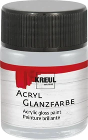 Kreul Acryl Glanzfarbe, silber, 50ml