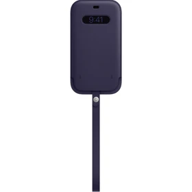 Apple Lederhülle mit MagSafe für iPhone 12 Pro Max dunkelviolett