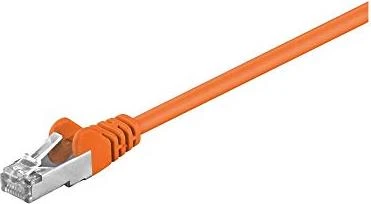 goobay Patchkabel, Cat5e, F/UTP, RJ-45/RJ-45, 10m, orange