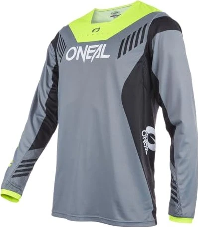 O'Neal Element FR Hybrid V.22 Trikot langarm grau/neon gelb (Herren)