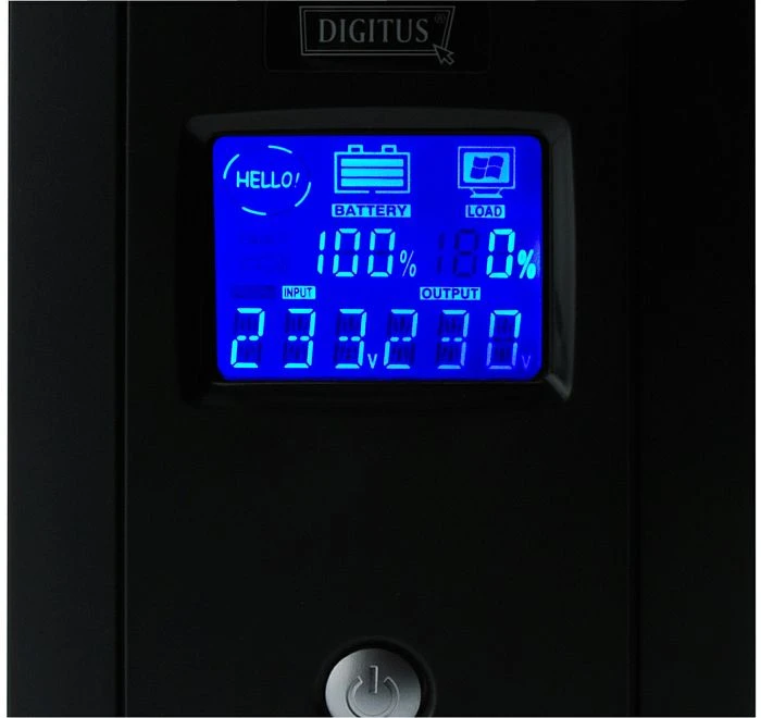 Digitus Professional Line Interactive LCD 650VA, USB