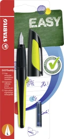 STABILO EASYbuddy schwarz/limette, linke Hand, Blister