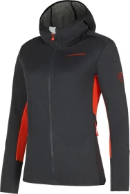 La Sportiva Cosmic Hoody Jacke carbon/cherry tomato (Damen)