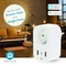 Nedis SmartLife Smart Stecker, 3680W, 1x USB-C/2x USB-A, Typ F, Smart-Steckdose Vorschaubild