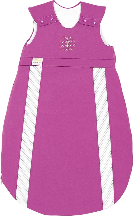 Odenwälder BabyNest Prima Klima Jersey Babyschlafsack uni orchidee