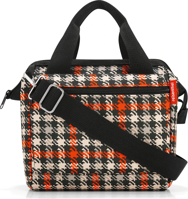 Reisenthel allrounder cross Umhängetasche glencheck red
