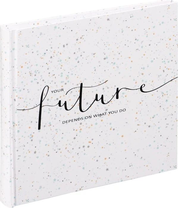 Hama Buch Fotoalbum Letterings Future 18x18 / 30 weiße Seiten