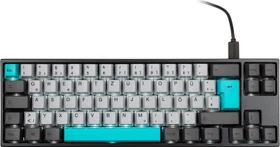 Ducky Miya Pro Moonlight TKL PC/Mac dunkelgrau, PBT, LEDs weiß, MX BLUE, USB, DE (MY69CC2W/LLPn2B1)