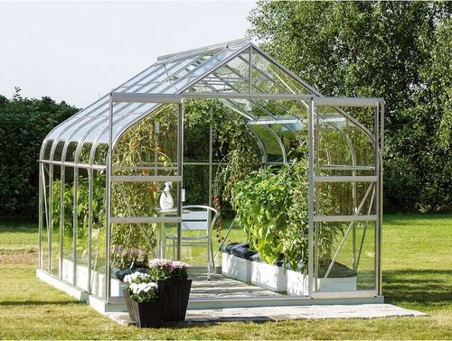 Vitavia Dione 8300 ESG 3mm Gewächshaus alu