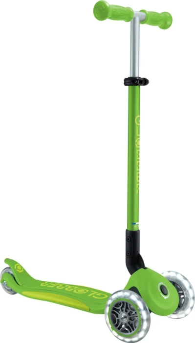 Globber Primo Foldable Plus Lights Kickboard lime