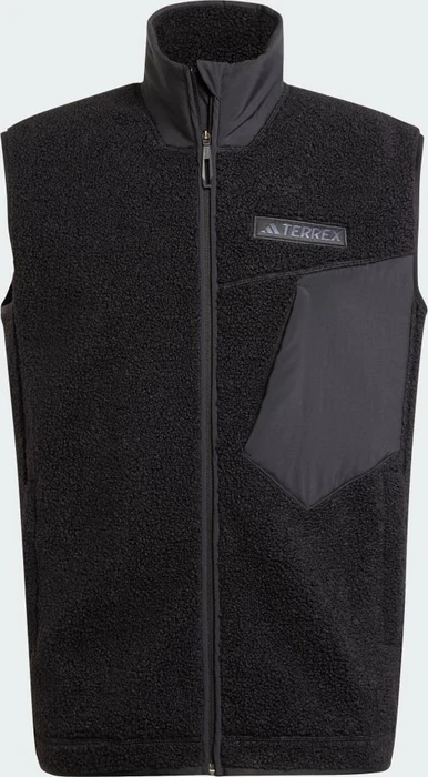 adidas Terrex Xploric High Pile Fleece Weste schwarz (Herren)
