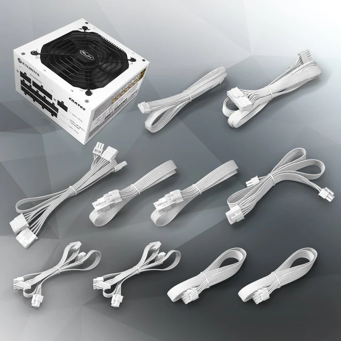 Raijintek CRATOS 850 WHITE 850W, ATX 3.1