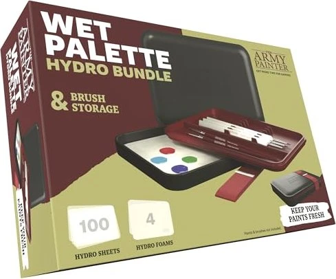Army Painter Wet Palette & Brush Storage Hydro Bundle