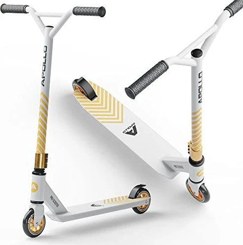 Apollo Genius Pro 4.0 Stunt Scooter weiß/gold