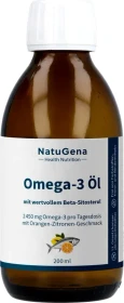 NatuGena Omega-3 Öl Orangen-Zitronen-Geschmack, 200ml