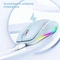 Seenda Rechargeable Wireless RGB Mouse mit Jiggler-Funktion, hellblau, USB Vorschaubild