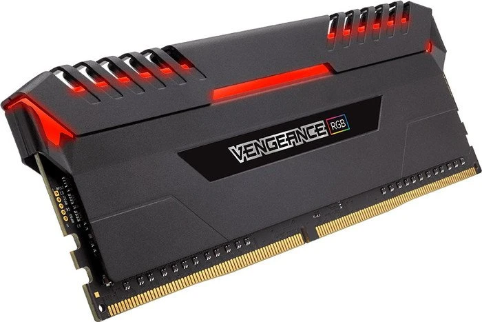 Corsair Vengeance RGB schwarz UDIMM 64GB Kit, DDR4-3200, CL16-18-18-36