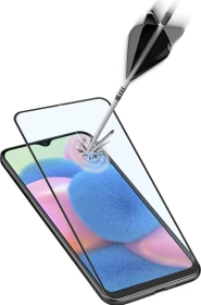 Cellularline Second Glass Capsule für Samsung Galaxy A30s schwarz