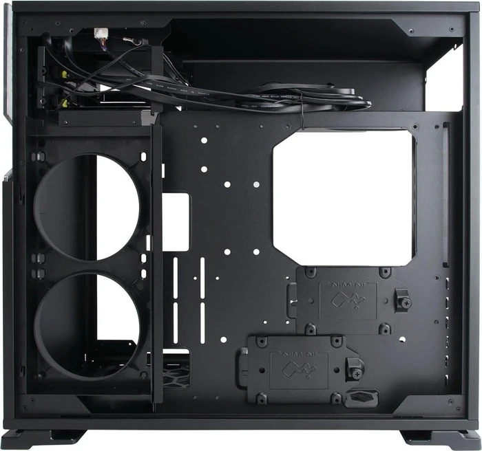 In Win 101C, schwarz, Glasfenster