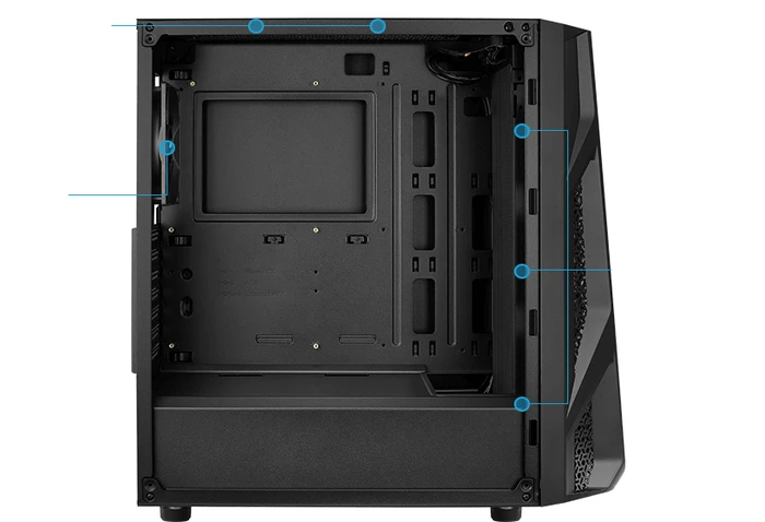 AeroCool AirHawk, Glasfenster