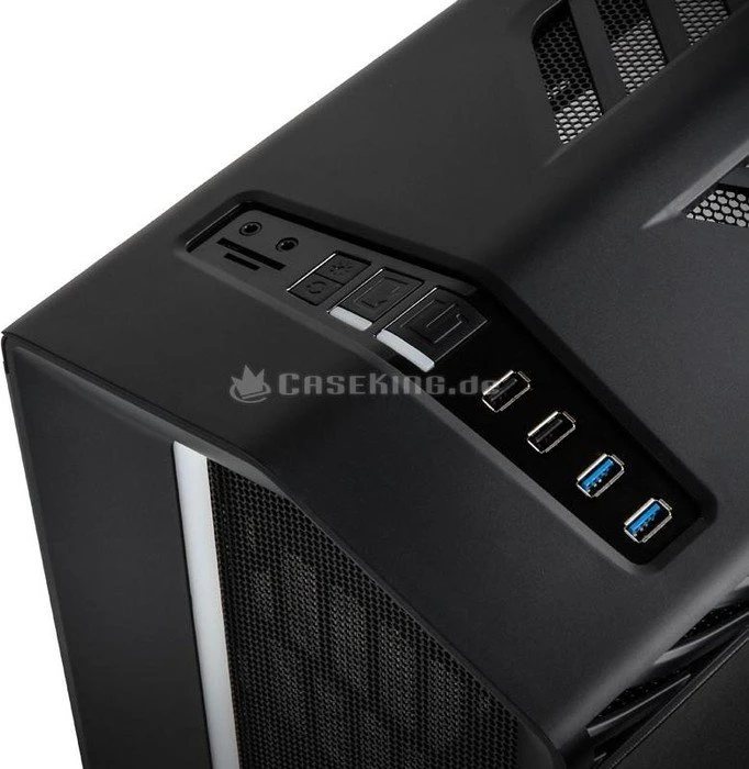 AeroCool Project7 P7-C1 Tempered Glass Edition schwarz, Glasfenster