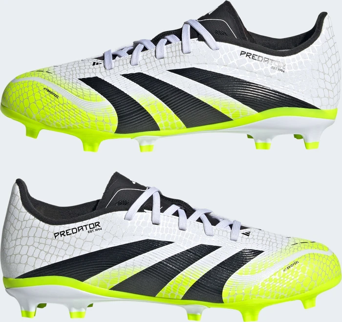 adidas Predator League FG/MG cloud white/core black/lucid lemon (Junior)