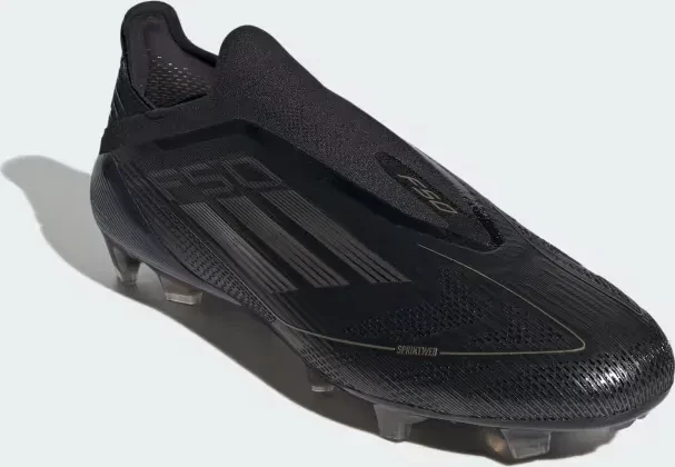 adidas F50 Elite Laceless FG core black/iron metallic/gold metallic