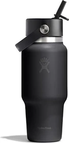 Hydro Flask Wide Mouth Travel Flex Straw Cap Isolierflasche 710ml tonal black