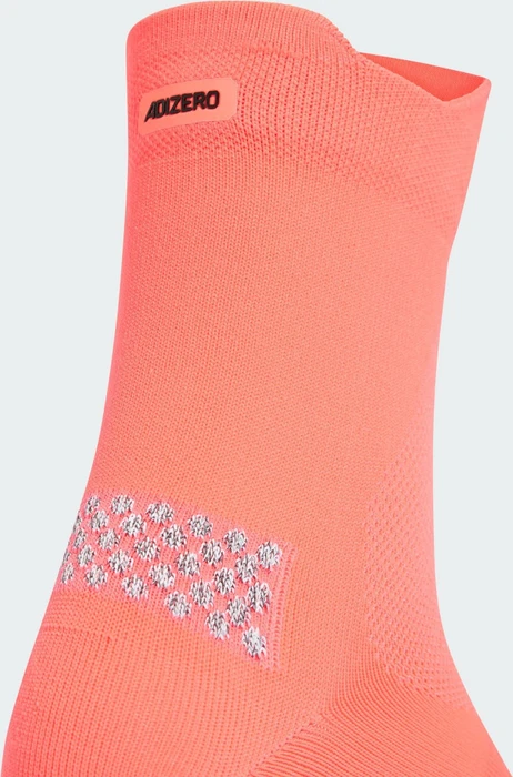 adidas Adizero Quarter Laufsocken solar turbo/black (KR8960) – Bild 4 von 5