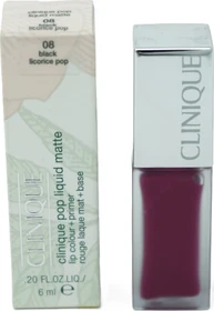 Clinique Pop Liquid Matte Lip Colour and Primer black licorice pop, 6ml