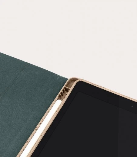Tucano Verde biodegradable Case für Apple iPad (7/8/9.Gen) 10.2", dunkelgrün