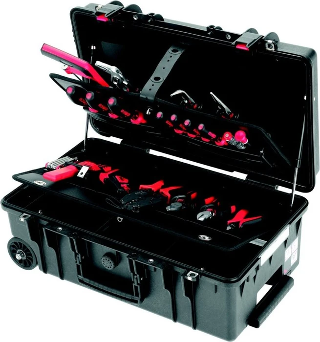 Cimco 17 6878 Gigant Compact Trolley Handwerkzeugset inkl. Koffer, 21-tlg.