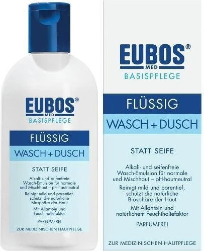 Eubos Basispflege Flüssig blau Flüssigseife, 200ml