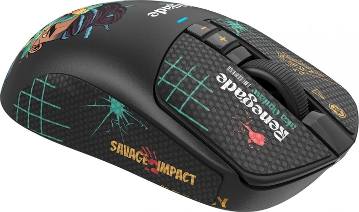 A4Tech Bloody R72 Ultra Duo Wireless Gaming Mouse mit Ladestation, Renegade Midnight, USB
