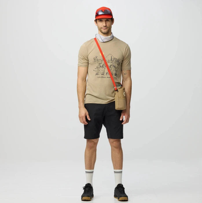 Fjällräven Hoja Lugnt Wool Funktionsshirt kurzarm fossil (Herren)