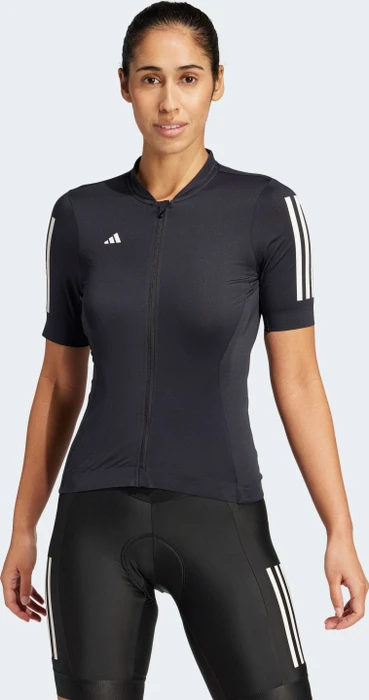 adidas Tempo 3-Streifen Trikot kurzarm schwarz (Damen)