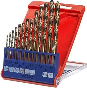 kwb HSS-CO Metallbohrer-Sortiment Kobaltlegiert inkl. Werkzeugbox, 13-tlg.