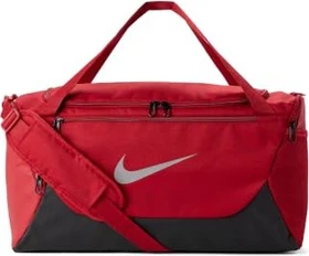 Nike Brasilia Small Sporttasche tough red/black/reflective silver
