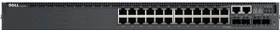 Dell EMC Networking N Series PowerSwitch N3000E Rackmount Gigabit Managed Stacking Switch, 22x RJ-45, 2x SFP+, 2x RJ-45/SFP (N3024/210-ABOD)