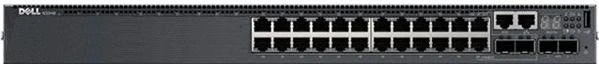 Dell EMC Networking N Series PowerSwitch N3000E Rackmount Gigabit Managed Stacking Switch, 22x RJ-45, 2x SFP+, 2x RJ-45/SFP
