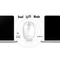 LogiLink Wireless & Bluetooth Dual Mouse schwarz, USB/Bluetooth Vorschaubild