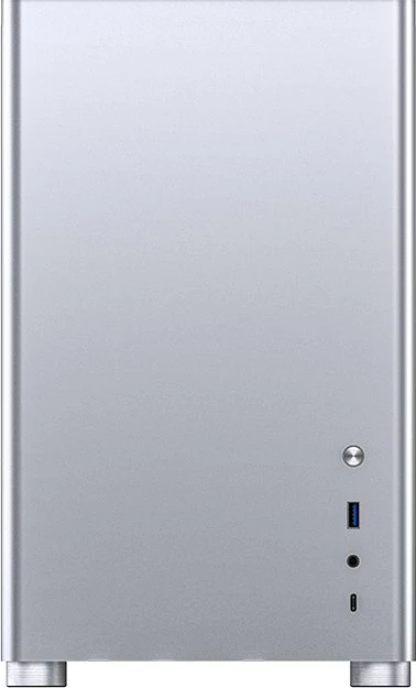 Jonsbo D30, silber, Glasfenster