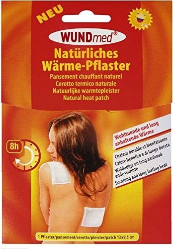 WUNDmed 13 x 9.5cm natürliches Wärmepflaster, 2 Stück