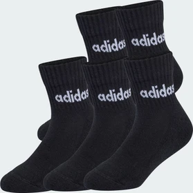 adidas Linear Ankle Socken schwarz, 5 Paare (Junior)