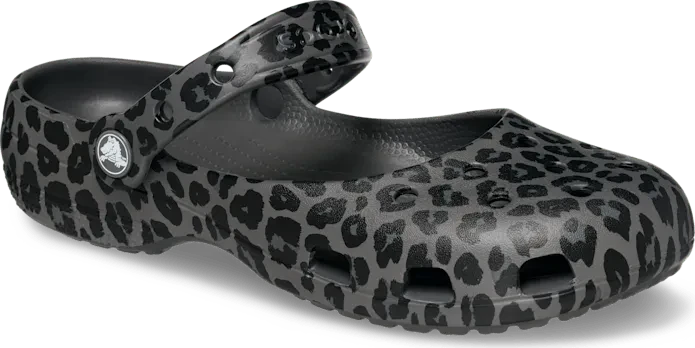 Crocs Classic Animal Ballet black sand/leopard (Damen)