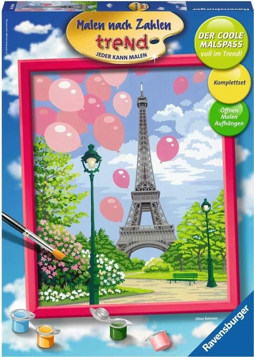 Ravensburger Malen nach Zahlen Frühling in Paris