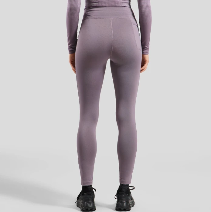 Odlo Essentials Tights Laufhose lang gray ridge (Damen)